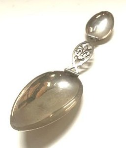 Silver Decorative Medicine Spoon